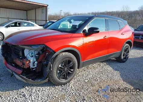 2022 Chevrolet Blazer Awd 3Lt из США, поврежденный, VIN 3GNKBJRS9NS139158